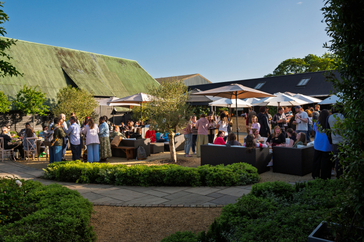 courtyard reception